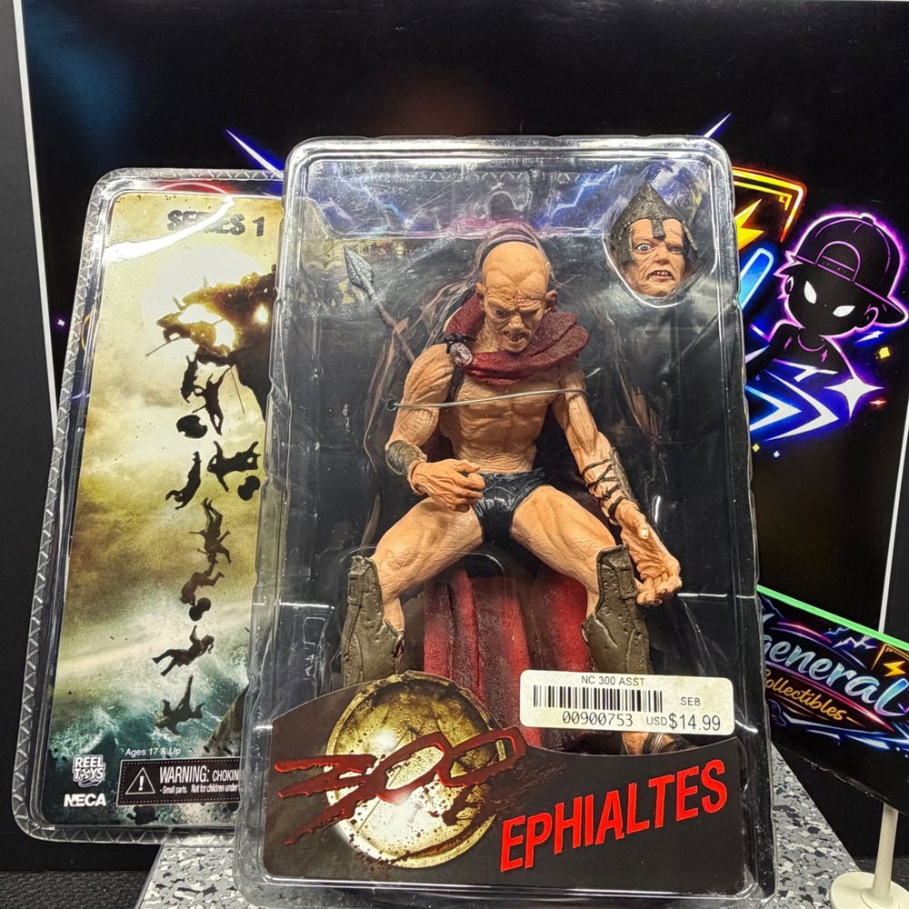 NECA 300 Movie Series 1 Ephialtes 7" Action Figure New Sealed Frank Miller 2007